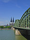 Hohenzollernbrücke am Kölner Dom