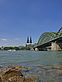 Hohenzollernbrücke vom Kennedy Ufer Foto 