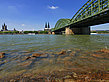 Foto Hohenzollernbrücke vom Kennedy Ufer