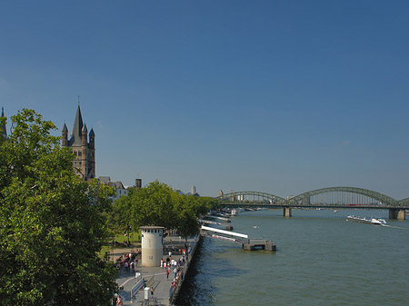 Frankenwerft bis Hohenzollernbrücke Foto 