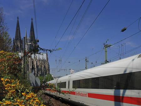 Kölner Dom mit ICE Fotos